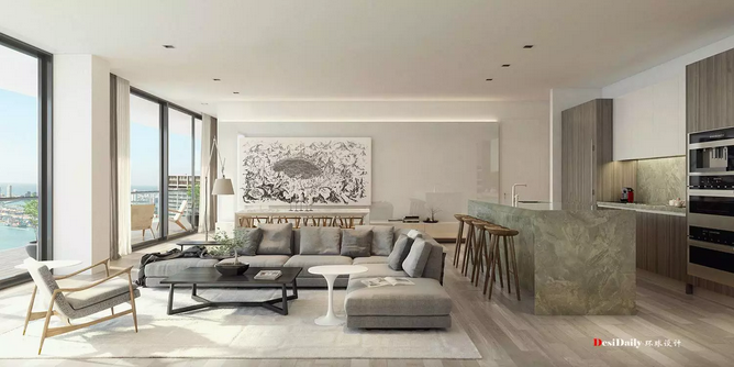 360°環形大陽臺的極致奢華海景公寓