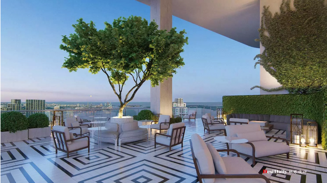 360°環形大陽臺的極致奢華海景公寓