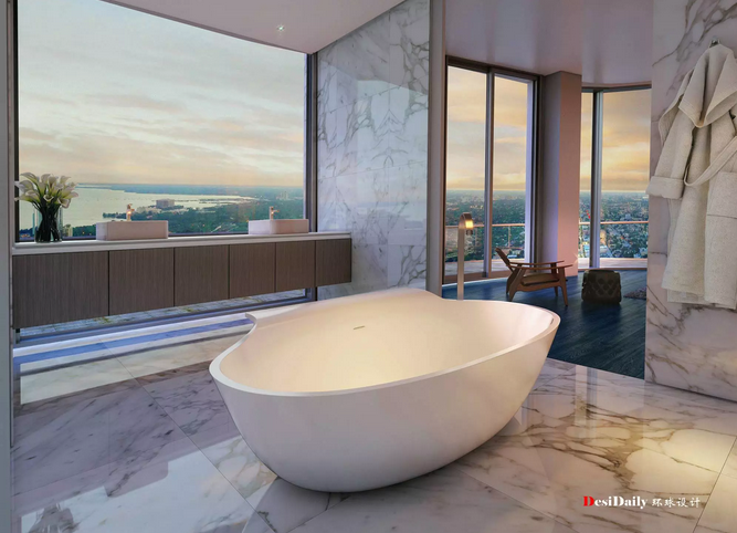 360°環形大陽臺的極致奢華海景公寓