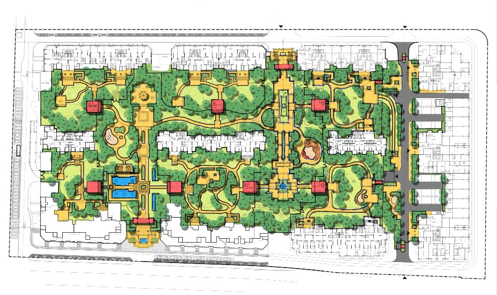 案例賞析:大華鉑金酈府景觀