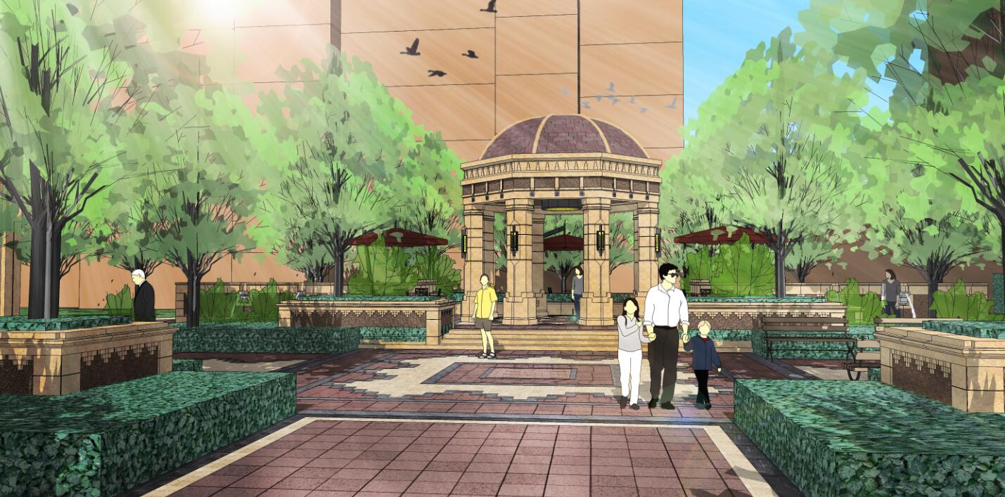 案例賞析:大華鉑金酈府景觀