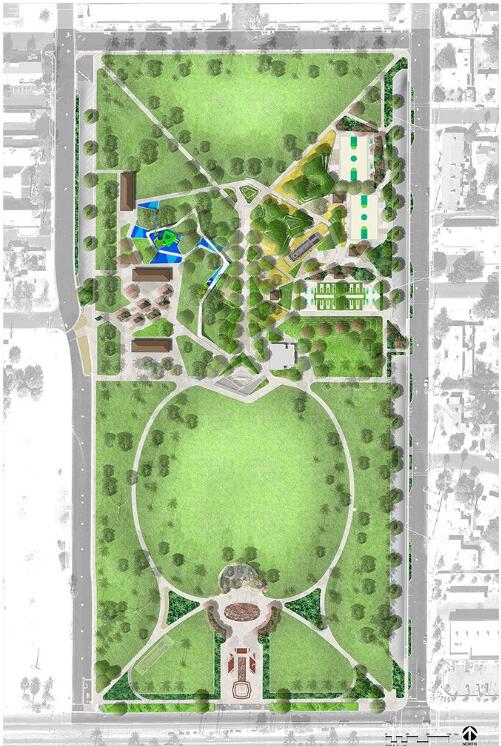 美國亞利桑那州歷史先鋒公園游樂區景觀