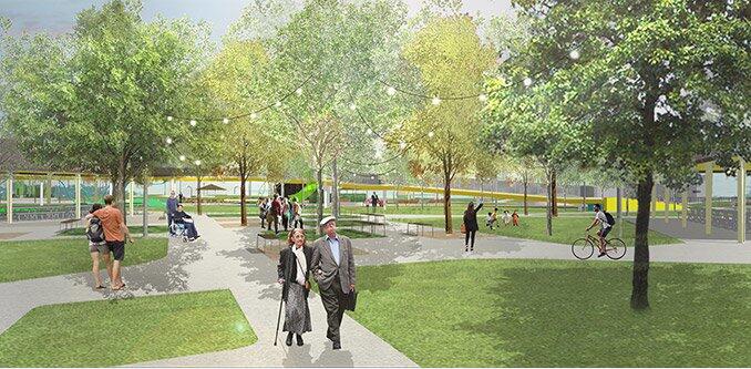 美國亞利桑那州歷史先鋒公園游樂區景觀