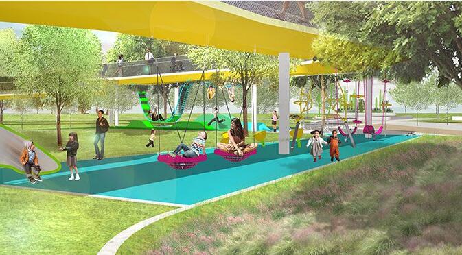 美國亞利桑那州歷史先鋒公園游樂區景觀