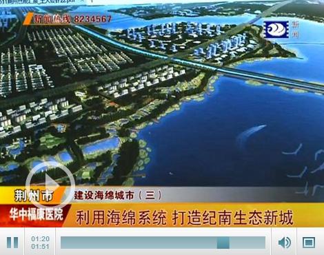 荊州 利用海綿系統打造生態新城