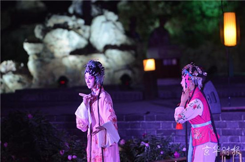 圓明園上演皇家園林版昆曲《牡丹亭》