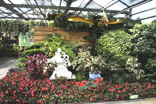 中國風景園林網考察世界花卉大觀園