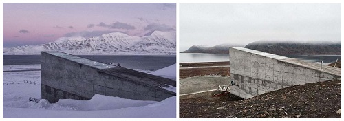 位于挪威的"世界末日種子庫"隧道入口被淹