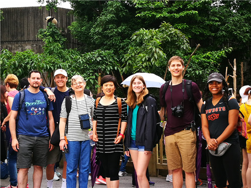 奧克拉荷馬州立大學(xué)景觀專業(yè)學(xué)生來(lái)華交流8