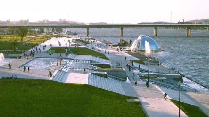 韓國最貴的公園-汝矣島漢江公園