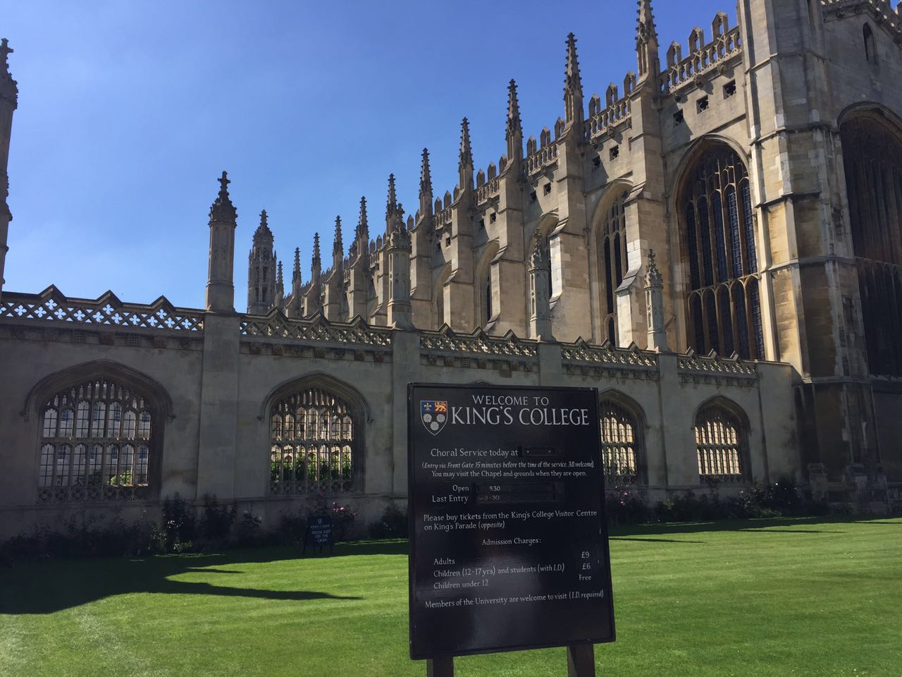 2017英國景觀專業考察交流Day4：與康橋的約會