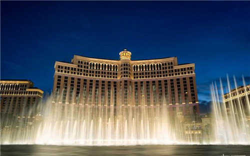 美國拉斯維加斯百樂宮音樂噴泉