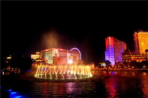 美國拉斯維加斯百樂宮音樂噴泉