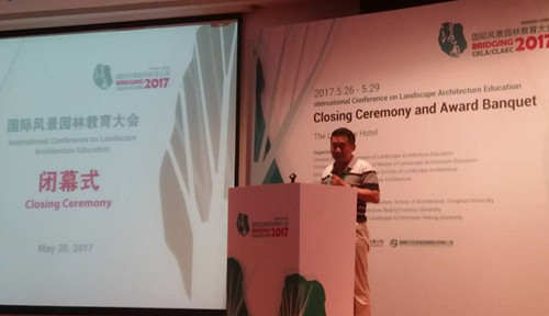 ASLA主席出席2017國際風景園林教育大會