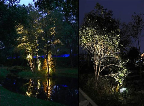 景觀照明中,植物的運用竟如此講究