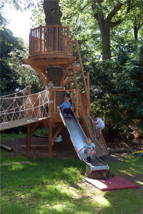 “藍森林”樹屋給你樹梢間生活的神奇體驗