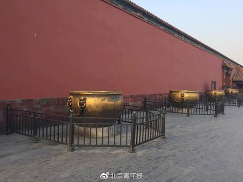 故宮將文物金屬欄桿換成漢白玉欄桿引質疑