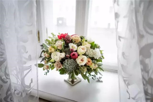 插花藝術：俄羅斯風情插花捧花（組圖）