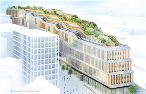 Google倫敦總部設計公開 另一個空中花園
