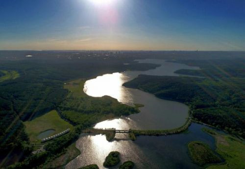 航拍長(zhǎng)春凈月潭公園(組圖)