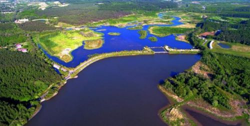 航拍長(zhǎng)春凈月潭公園(組圖)