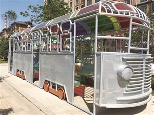 沈陽長春用藝術雕塑點亮舊城改造提升