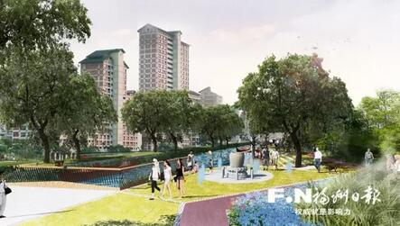 福州市區(qū)內(nèi)河主題公園帶風光成片