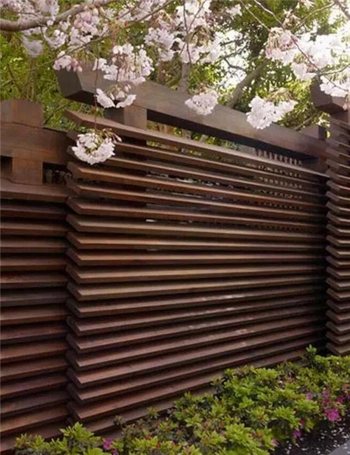 千變萬化的別墅小院圍墻設計