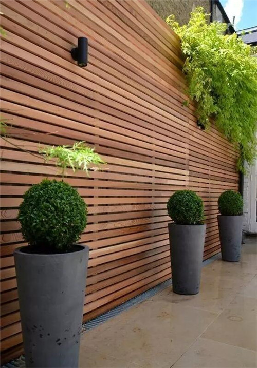 千變萬化的別墅小院圍墻設計