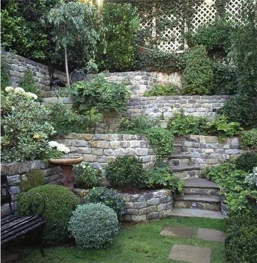 坡地庭院,別具一格的美