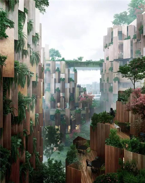 隈研吾新作Aurore T5B酒店 巴黎版空中花園