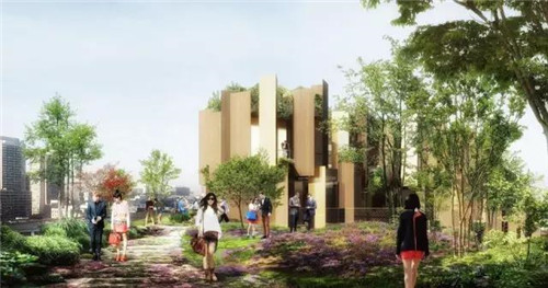 隈研吾新作Aurore T5B酒店 巴黎版空中花園