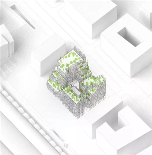 隈研吾新作Aurore T5B酒店 巴黎版空中花園