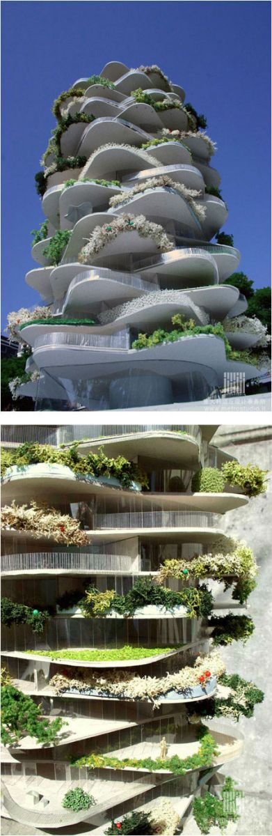 全球28個經典的垂直綠化、屋頂花園