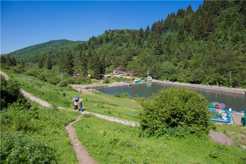 甘肅最美國家森林公園松鳴巖
