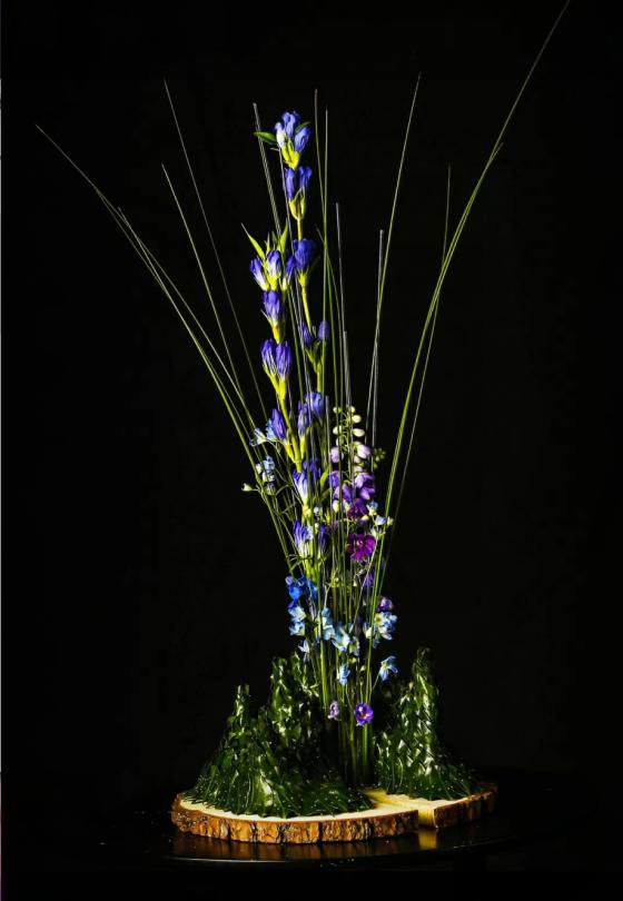 唯美的插花藝術 沉迷花色無法自拔