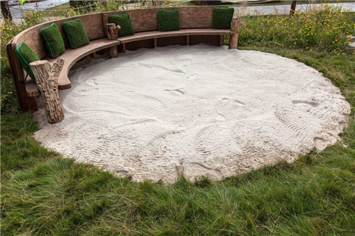 獨棟別墅庭院景觀設計，長凳的合理布局