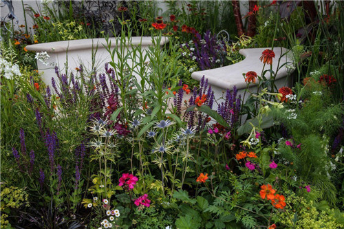 獨棟別墅庭院景觀設計，長凳的合理布局