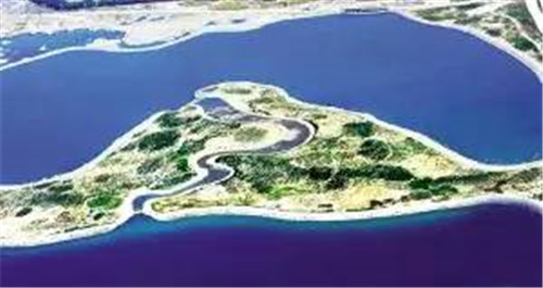 航拍張掖大濕地 半城蘆葦半城碧