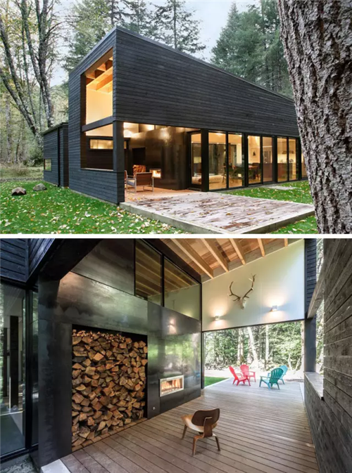 河岸邊的森林之屋，現代化式的歸隱