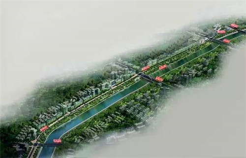 京杭運河生態(tài)水系建設(shè)工程樣板段破土動工