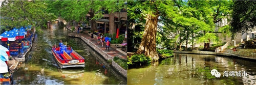 圣安東尼奧河項目城市水系的海綿化改造