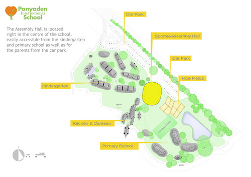零碳排放——泰國清邁尼德國際學(xué)校竹體育館