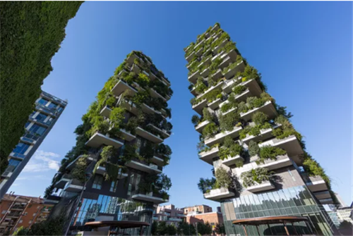 意大利米蘭的垂直森林建筑正與空氣污染作斗爭