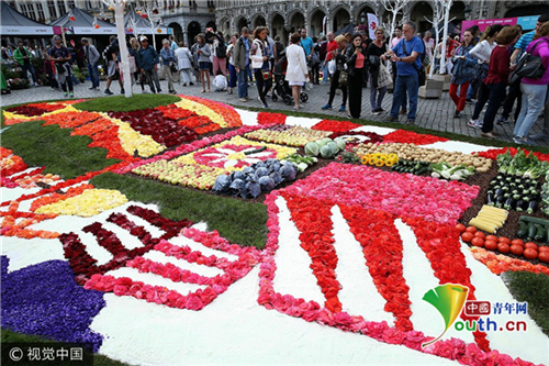 比利時“鮮花地毯”節