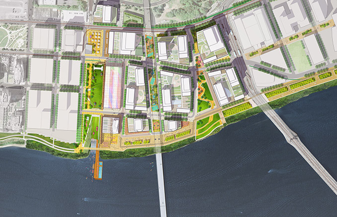 創造一個城市濱水區的復興模式