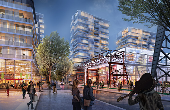 創造一個城市濱水區的復興模式