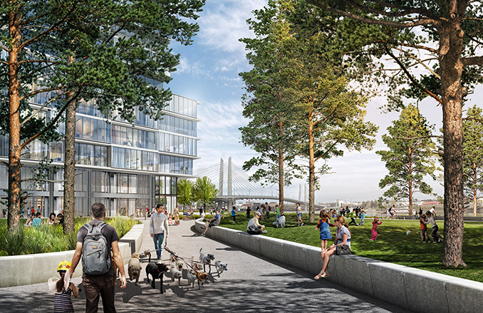 創(chuàng)造一個(gè)城市濱水區(qū)的復(fù)興模式