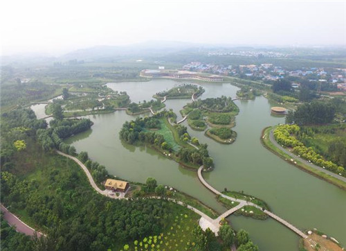 河南淇濱生態(tài)濕地的自然之美