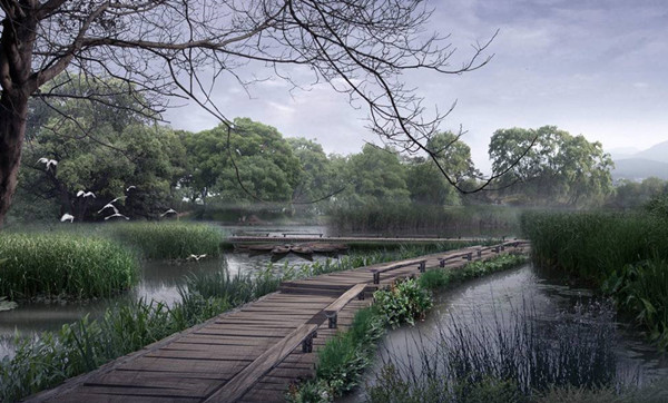 如何對城市濕地景觀進行生態設計